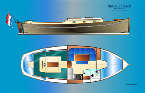 Noordkaper-37 kajuitsloep